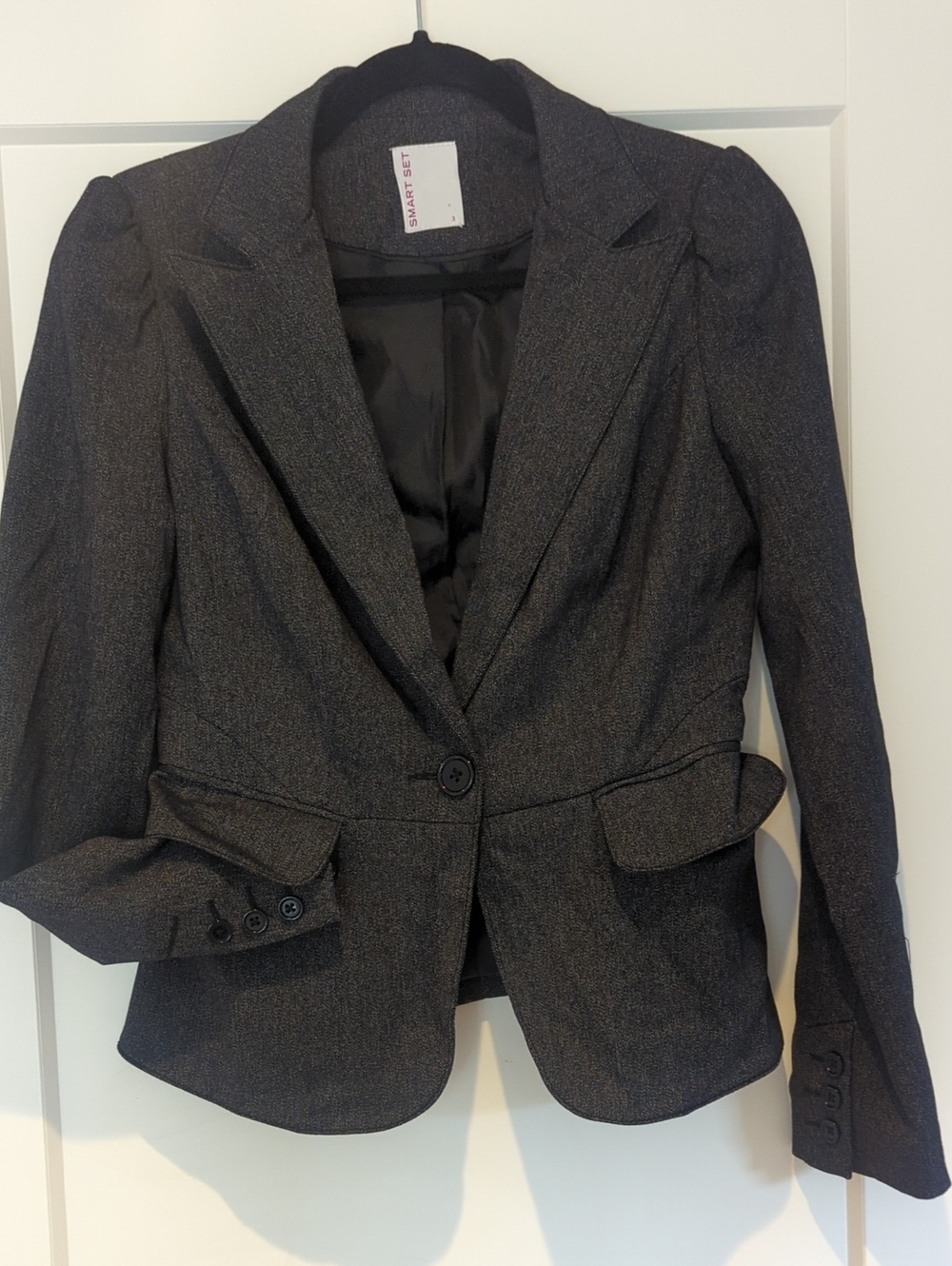 Women’s Dark Gray Tailored Blazer - Smart Set